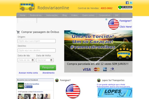 rodoviariaonline.com.br site used Rodoviariaonline