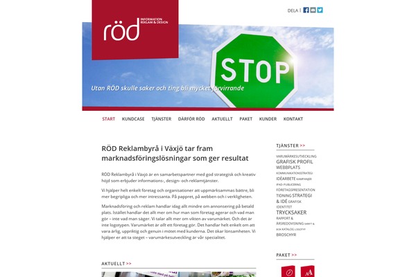 rodreklambyra.se site used Ostlingdesign