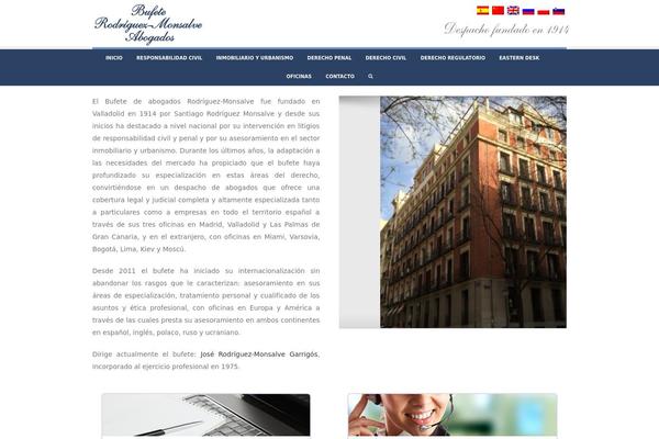 Avada theme site design template sample
