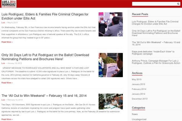 WordPress website example screenshot
