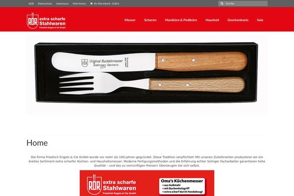 WordPress website example screenshot