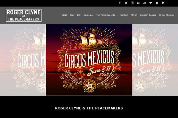rogerclyneandthepeacemakers.com site used Divi