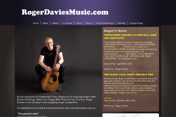 rogerdavies theme websites examples