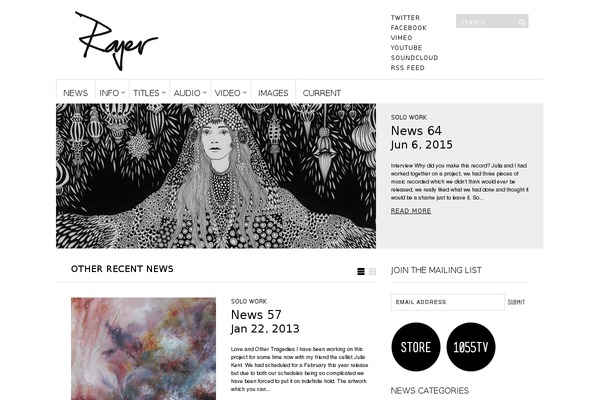 Roger theme site design template sample