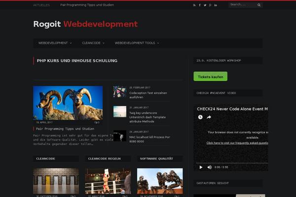 SmartMag theme site design template sample