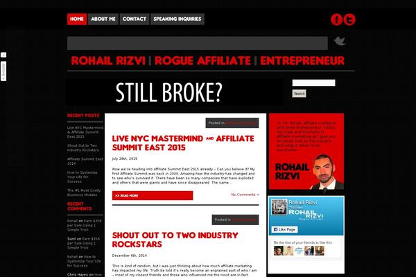 rohailrizvi.com site used Rohail