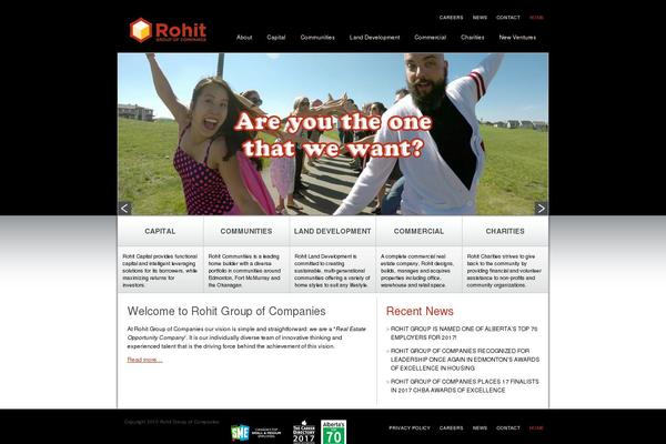 rohitgroup.com site used Keen-modular-v3