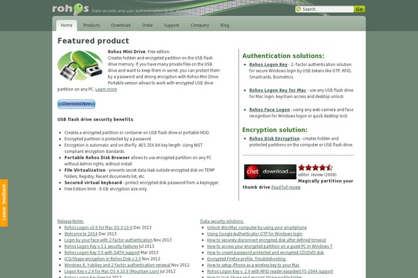 rohos.com site used Enfold48