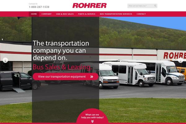 rohrerbus.com site used Rohrer