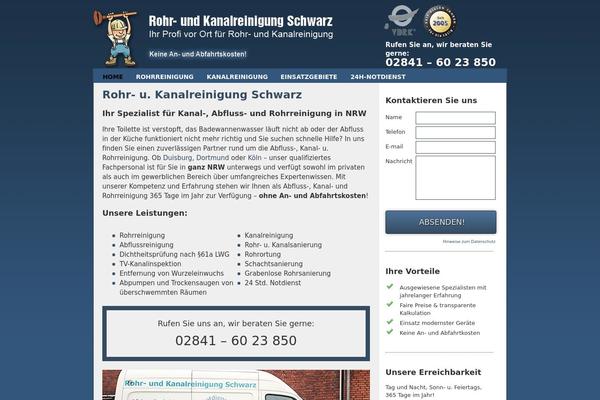 rohrreinigung-schwarz.de site used Landingtocki-0.8