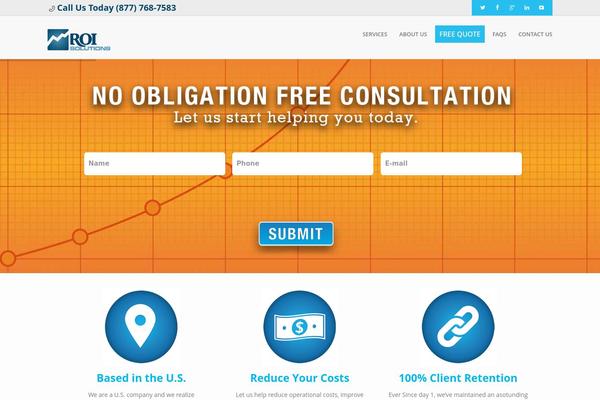 roicallcentersolutions.com site used Roitheme