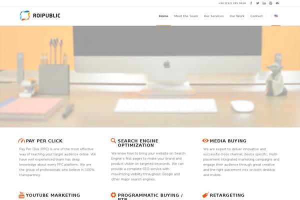 Enfold theme site design template sample