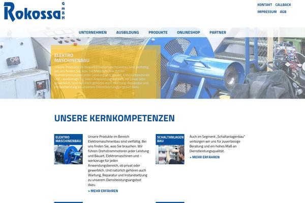 rokossa.de site used Rokossatheme