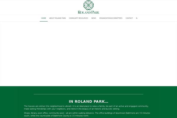 rolandpark.org site used Enfold