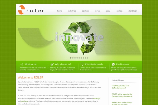 Ecobiz theme site design template sample