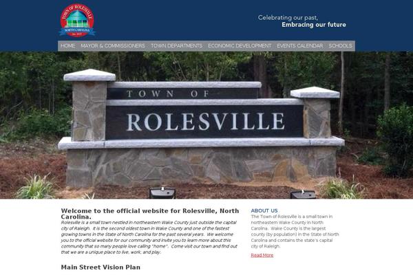 rolesvillenc.gov site used Rollesvillenc