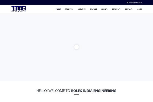Rolex theme site design template sample