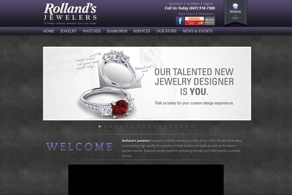 rollandsjewelers.com site used Rollands_responsive