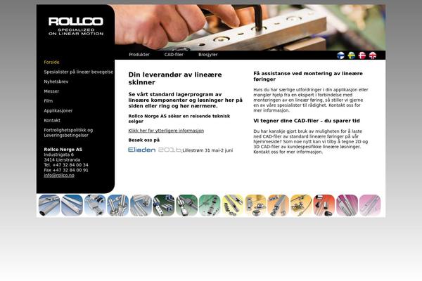 rollco.no site used Rollco-theme