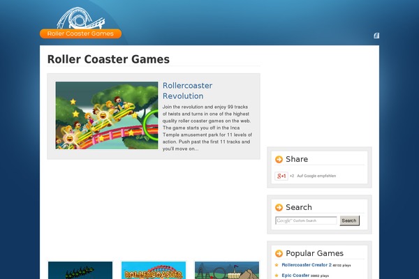 rollercoaster-games.com site used WP-Prosper