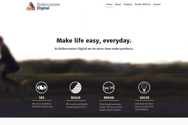rollercoaster WordPress theme, websites list used rollercoaster theme rollercoaster theme websites examples
