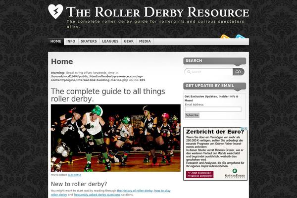 rollerderbyresource.com site used Mudra