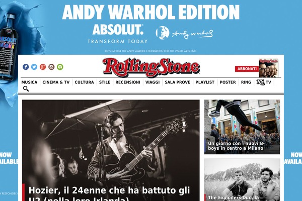 rollingstone.it site used Rs2022