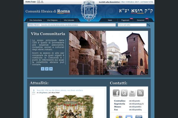 romaebraica.it site used Cer_template