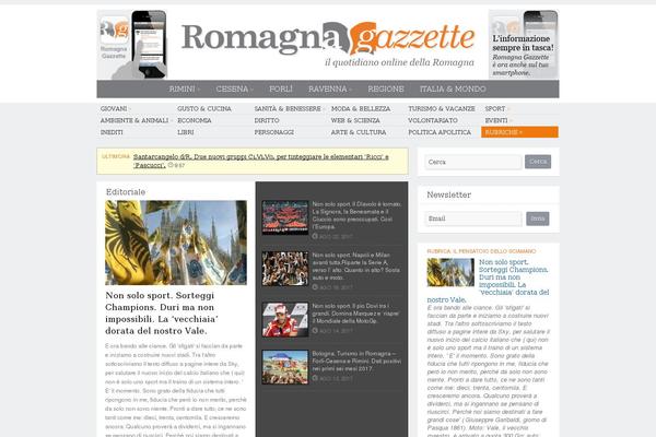 romagnagazzette.com site used Romagnagazzette
