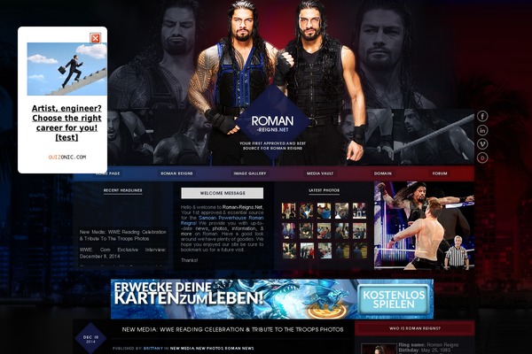roman-reigns.net site used Bydesigntopia