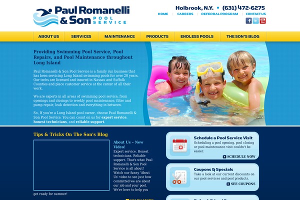 Default theme site design template sample