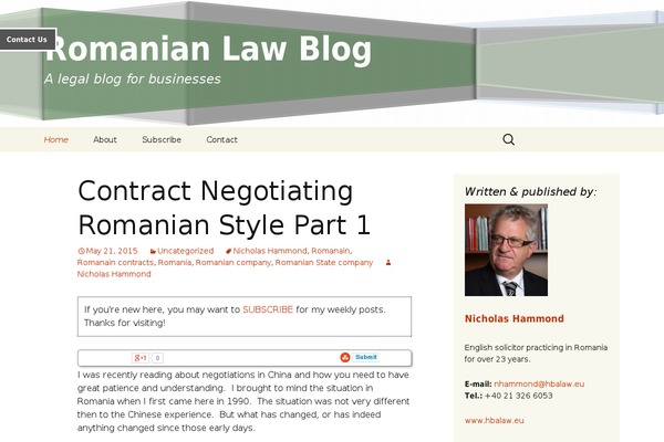 Twenty Thirteen theme site design template sample