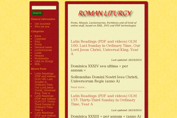 romanliturgy.org site used Romanliturgy