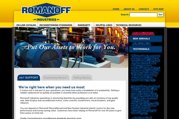 WordPress website example screenshot