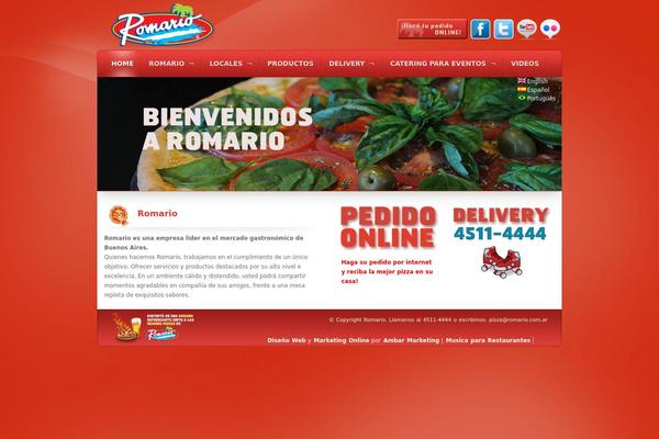 Pizzaro-child theme site design template sample