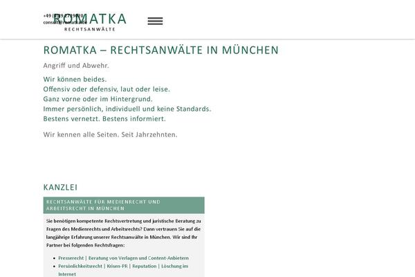WordPress website example screenshot