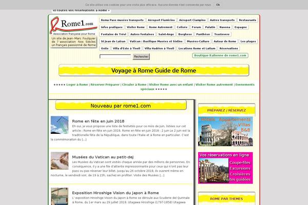 rome1.com site used Aggregate Child
