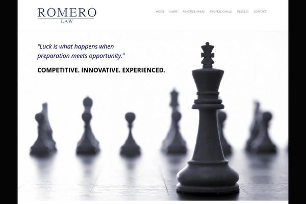 romerolaw.com site used Forefront