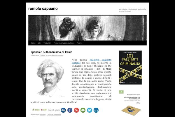 Twenty Ten theme site design template sample