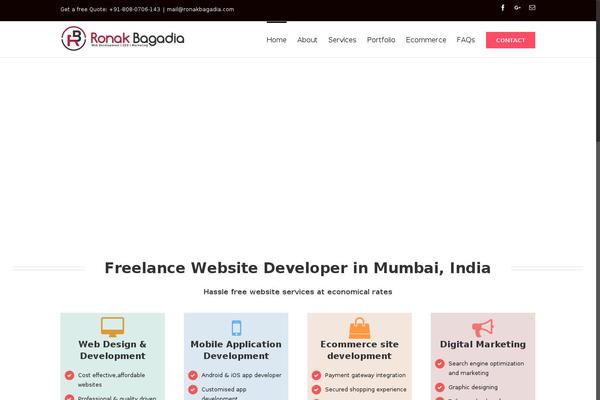 WordPress website example screenshot