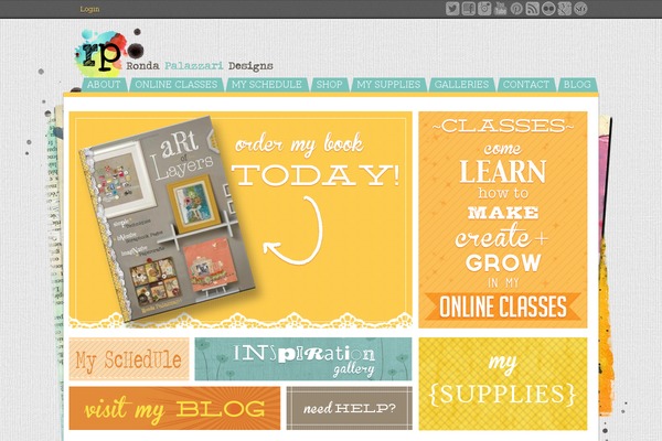 Inspire theme site design template sample