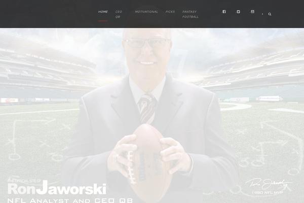 ronjaworski.com site used Jawstheme
