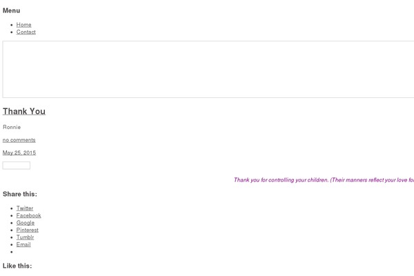 WordPress website example screenshot