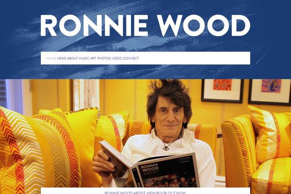 ronniewood.com site used Ronniewood