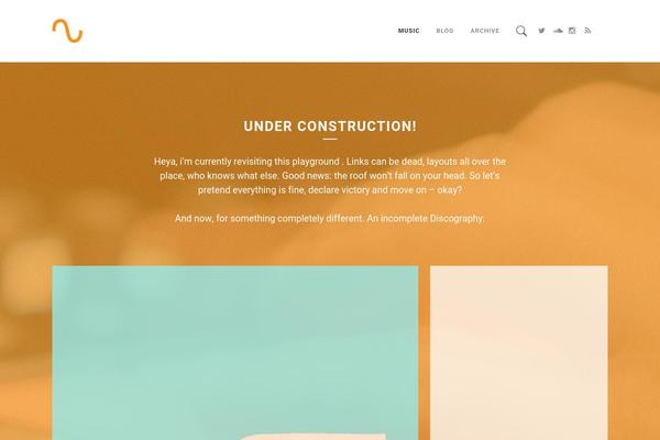 Miami theme site design template sample