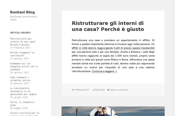 WordPress website example screenshot