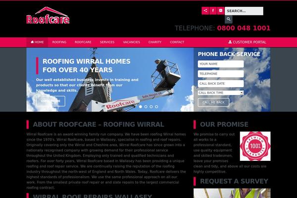 roofcare.org site used Roofcare