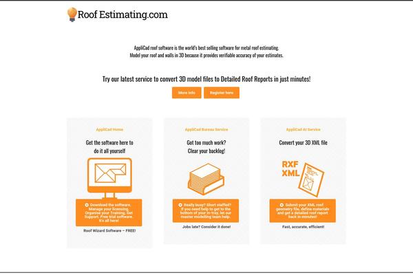 roofestimating.com site used Inovado-2018