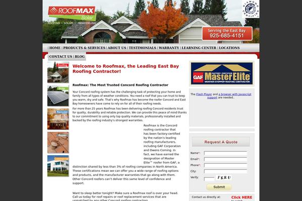 roofmax.net site used Contractors