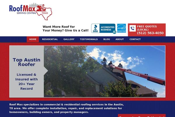 roofmaxofcentraltexas.com site used Roofmax